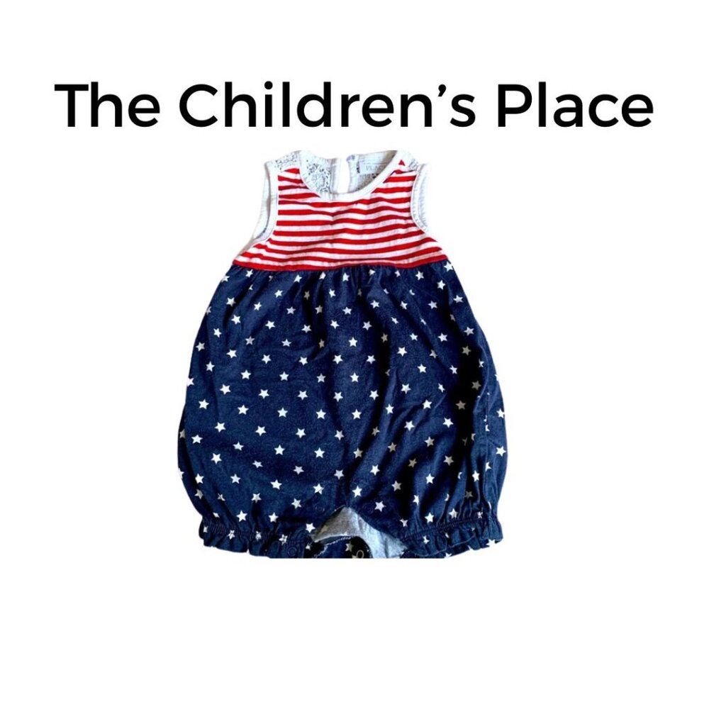 USA 4th of July Onesie Outfit 6-9mos